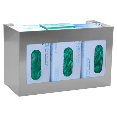 OMNIMED Hexa (6 Capacity) SS Glove Box Dispenser (10"HX16"WX7"D) 305306